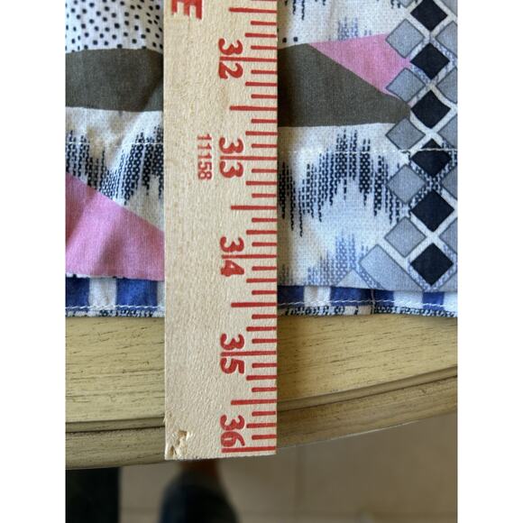 Beaded TUNIC Med KAFTAN COCO Dress V-Neck Flowers Boho Patchwork Coverup ZARA - Picture 9 of 12